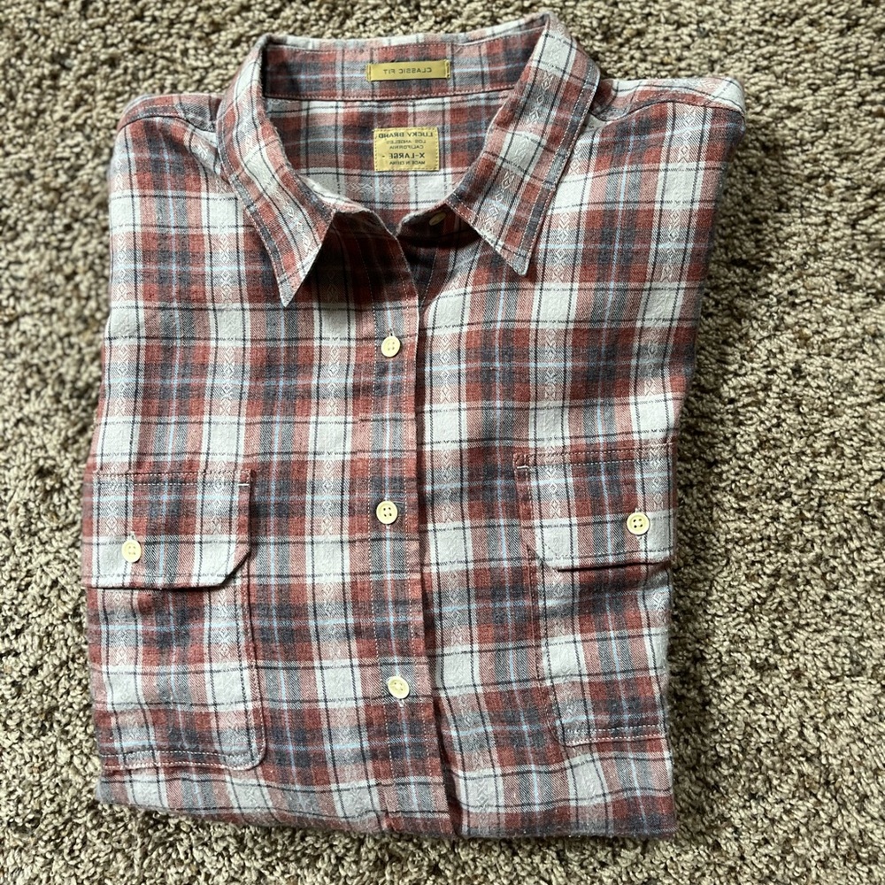 Lucky classic fit flannel